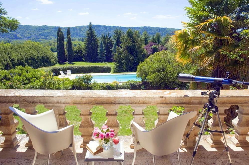Vila Chateau Du Raysse Cazoules Exteriér fotografie
